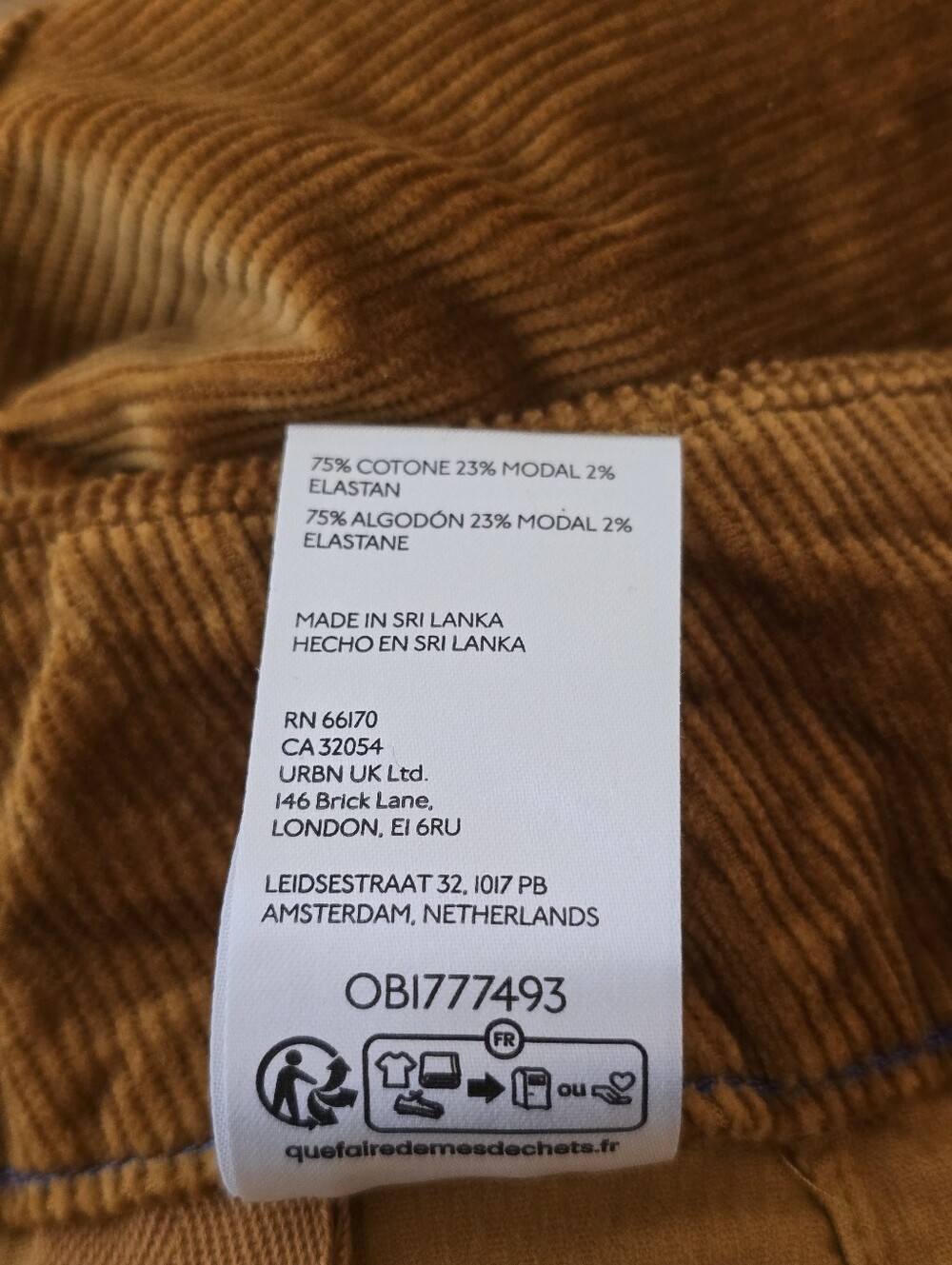 Maeve Colette Corduroy Crop Wide-Leg Pants Caramel 29p - Picture 6 of 12
